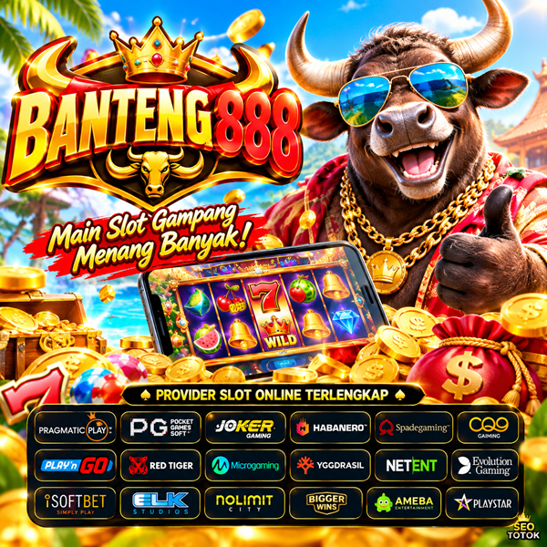 Banner BANTENG888 Cyber Blue